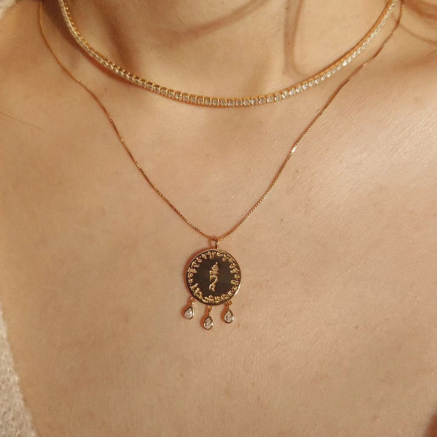 Talismán Tara Verde Gold