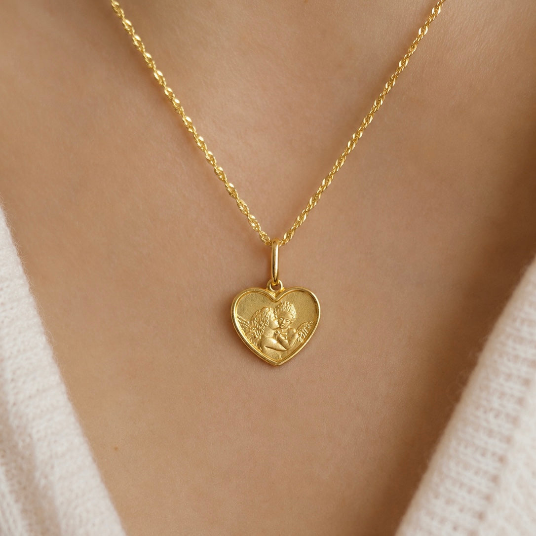 Colgante Corazón Angelitos