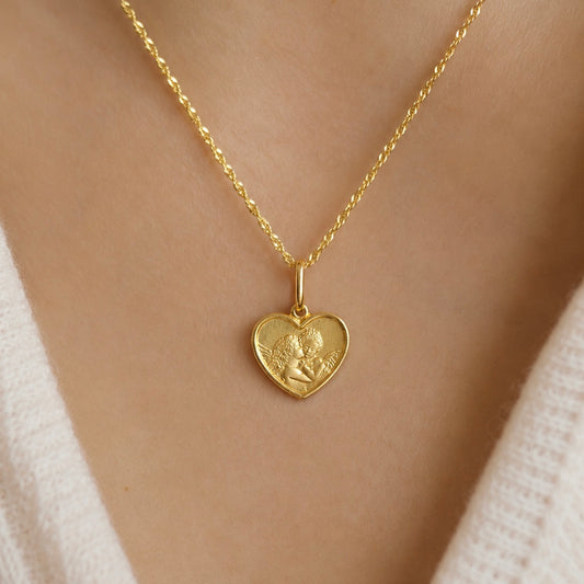 Colgante Corazón Angelitos