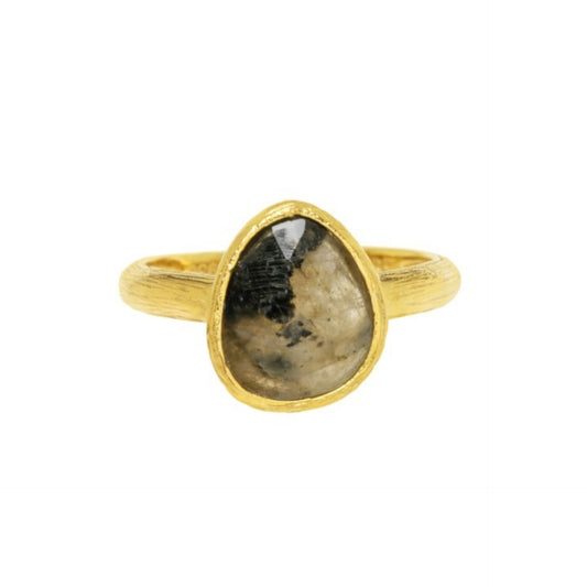 Anillo Aura – Labradorita