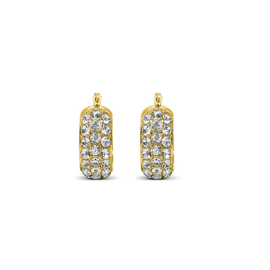 Aros Daniela Gold Pavé
